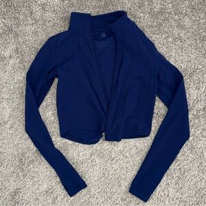 VITALITY CLOTHING Sapphire Blue Zip-Up Jacket